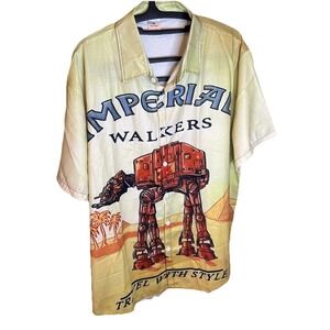 Star Wars Imperial Walkers Character Hawaiian Shirt, Unisex Adults, Size XXL